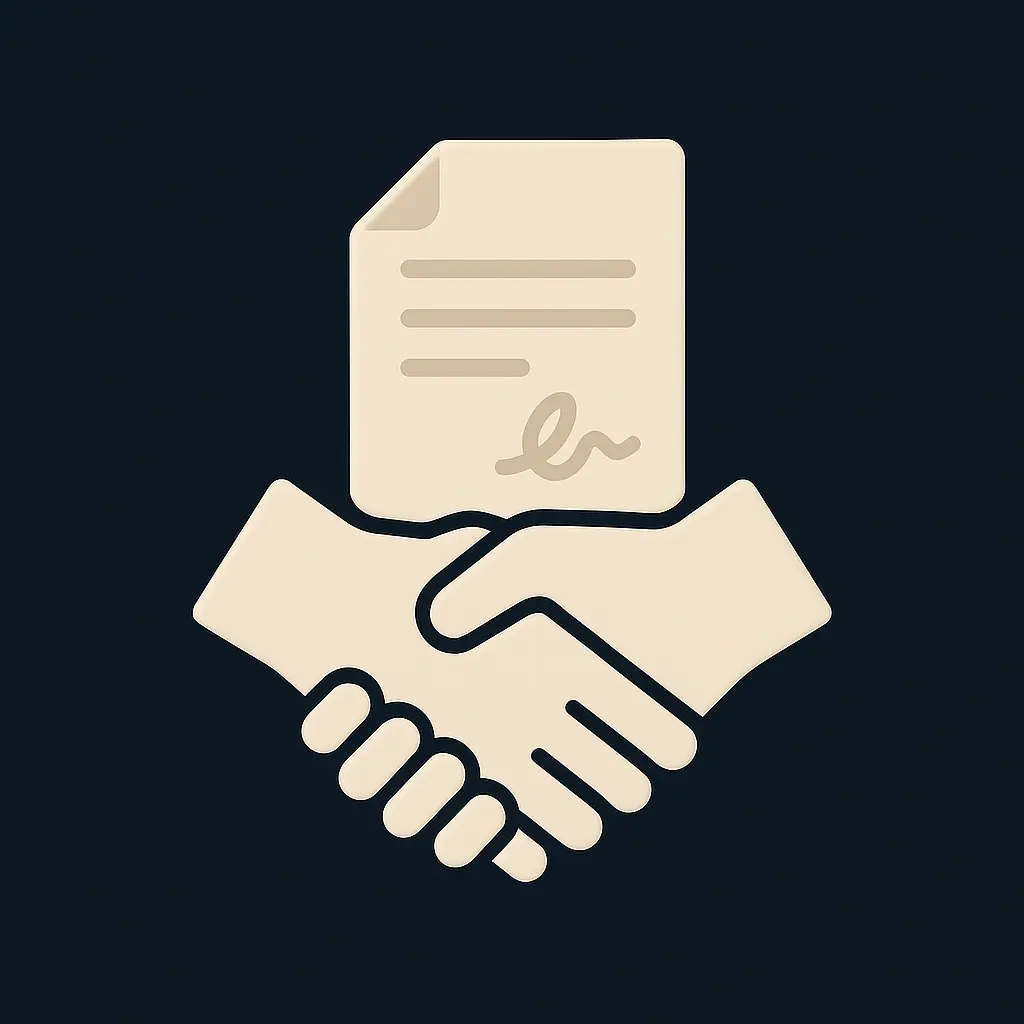 Secure agreements with developers